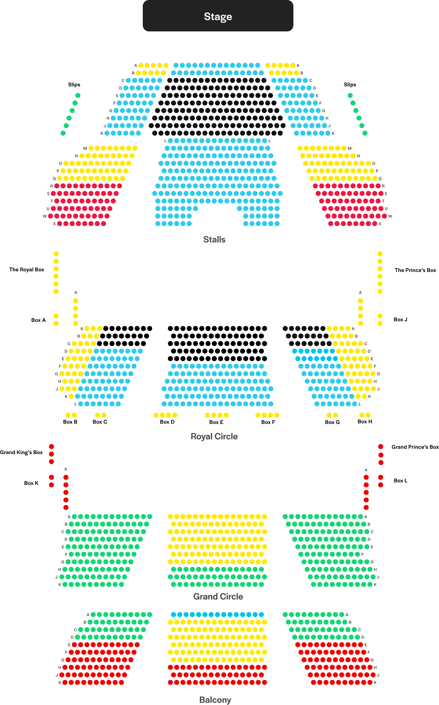 Theatre Royal Drury Lane Seating Plan London Theatre Guide